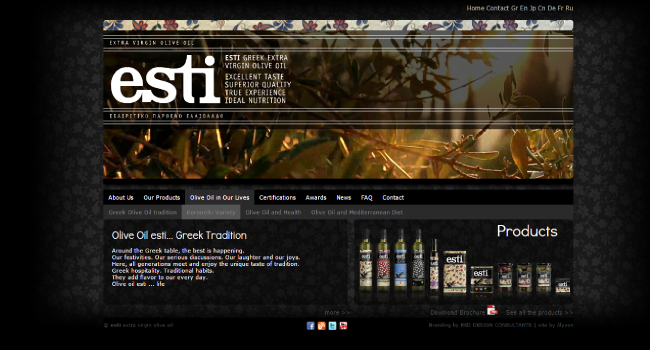 Screenshot of esti.com.gr